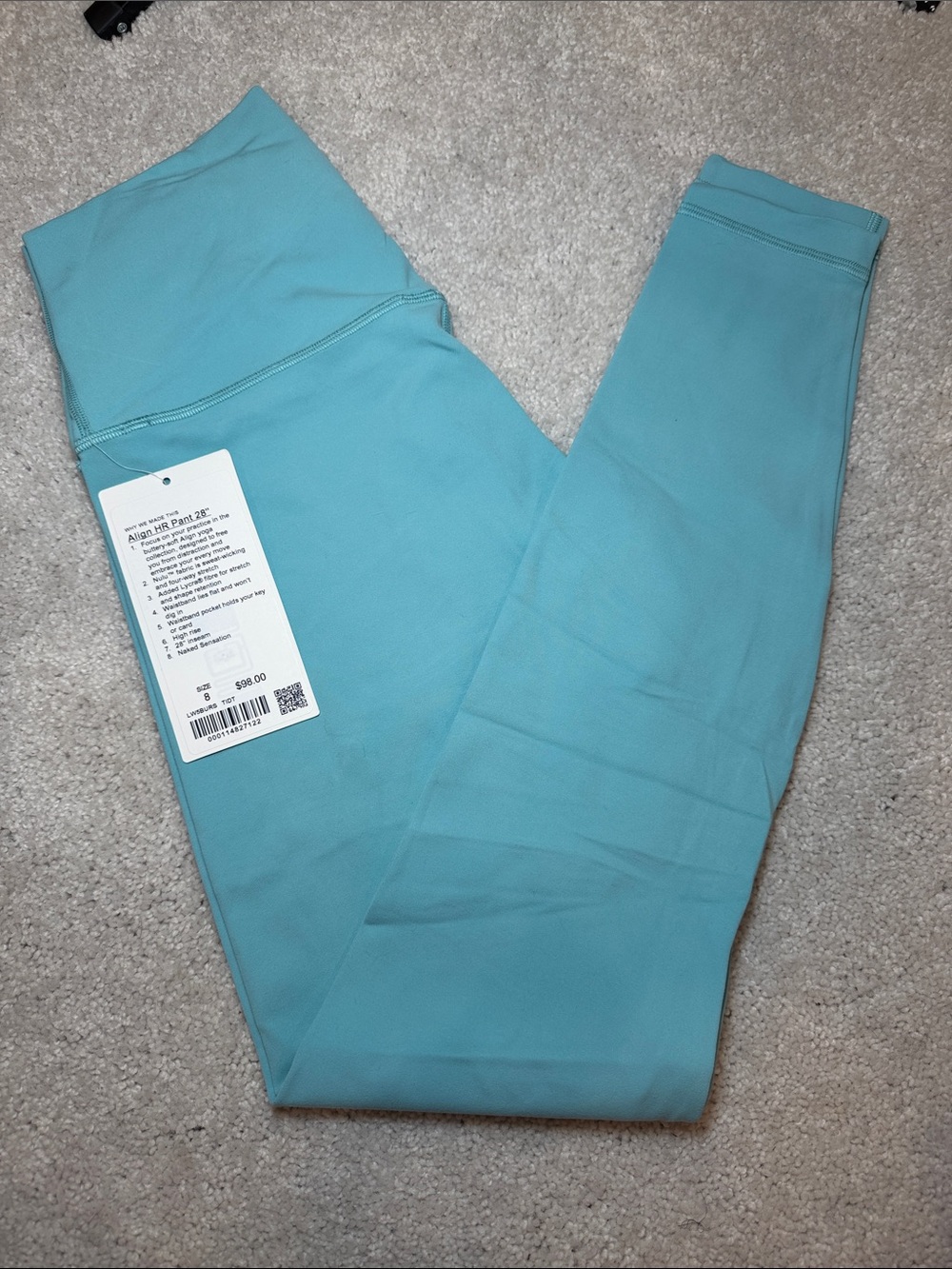 lululemon athletica Women’s High-Rise Leggings - Aqua Teal